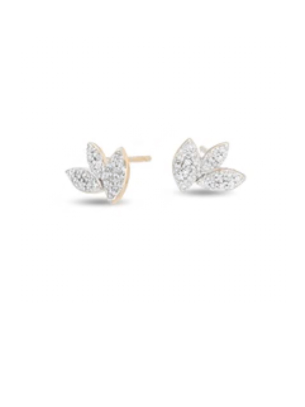 Adina Reyter Tiny Pavé Marquise Cluster Posts